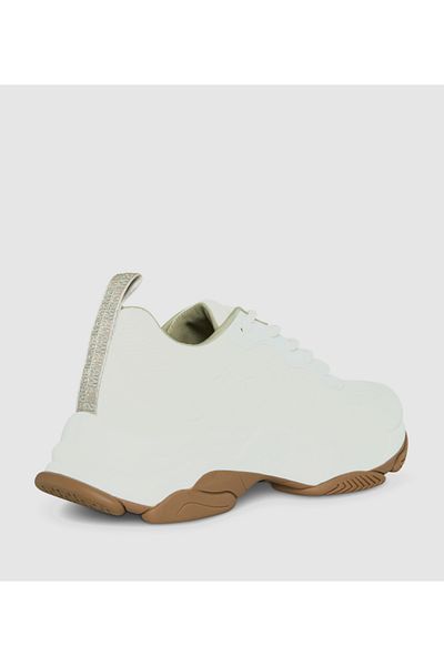 Steve Madden white men's fashion sneakers