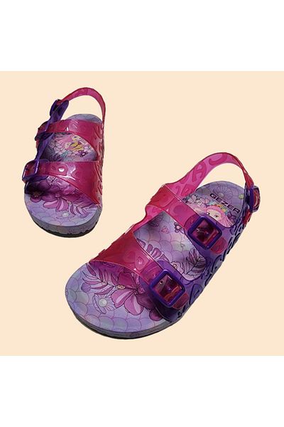GEZER Daily Sea, Beach and Pool Sandals with Adjustable Non-Slip Sole and Letter Detail - Double Buckle