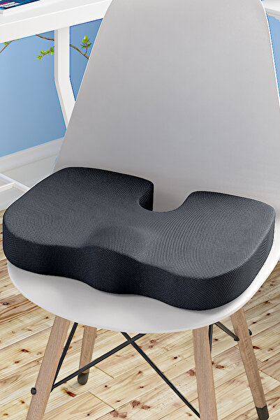 Tam12 Koltuk Minderi Kuyruk Sokumu Ortopedik Hafızalı U Koltuk Ev Ofis Oto Oturma Masajlı Yastık Pedi