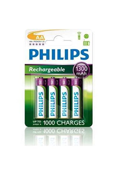 Philips 4lü Şarj Edilebilir Aa Kalem Pil 1300mah