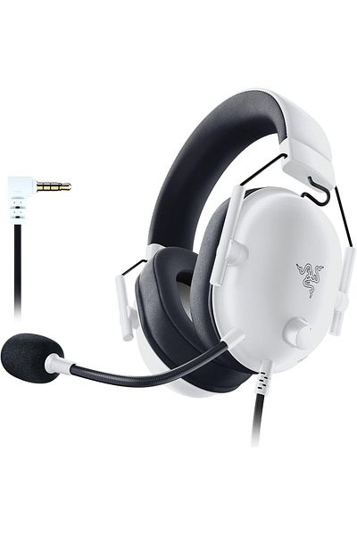RAZER BlackShark V2 X -Multi-Platform Wired Gaming Headset 3.5mm jack for PS5/PS4/Xbox/PC - White