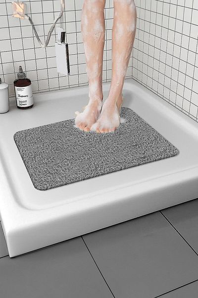Paspas Yap طقم ممسحة ماصة للماء وغير قابلة للانزلاق مقاس 40 × 60 سم - ممسحة للأرضيات المبللة والمجعدة