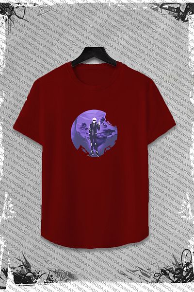 aynewmoda Tricou unisex cu imprimeu anime Gojo Satoru Jujutsu Kaysen - Decolteu