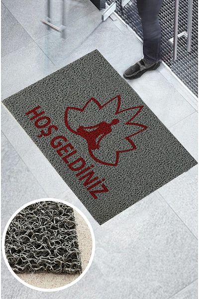 Paspas Yap Meditation Yoga Center Gym Workplace Curly Doormat