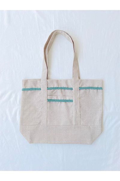Retrobird Geantă Tote Design Geantă Cumparaturi Femei Culoare Piatra