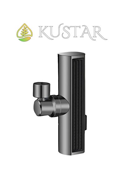KUSTAR Smoked 4 Mode Waterfall Adjustable Faucet Head - Kitchen Sink Sink Faucet