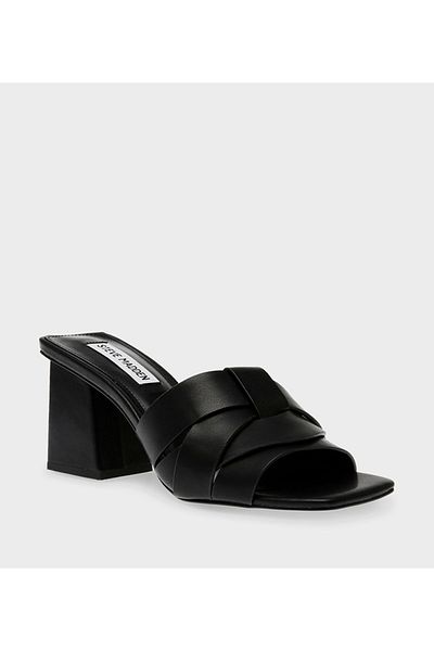 Steve Madden Black Women's Block Heels Sandals
