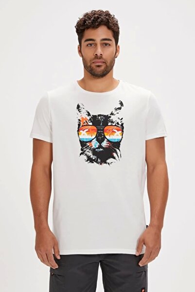 Bad Bear Manx Off-White Men's T-Shirt