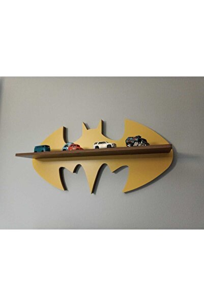 Ahşap batman duvar rafı