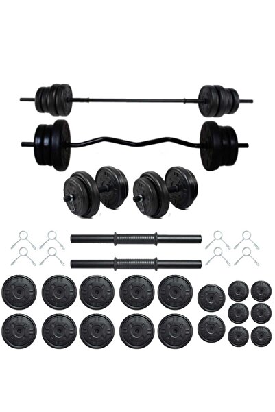 Mocca Style 108 Kg Z-Barlı MEGASET Halter Seti Ve Dambıl Seti ,Ağırlık Seti, ( PLAKA AGIRLIK TOPLAMI 100 Kg)