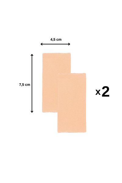 luofucon Silicone Acne Lesion - Scars Remover, Cuttable, Skin Color (7.5X4.5 cm) (Pack of 2)