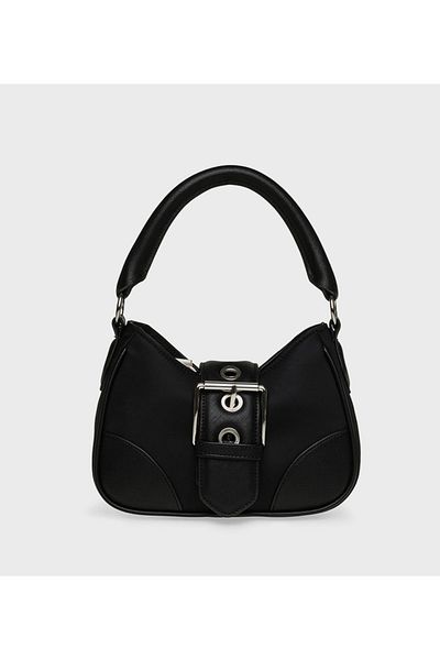 Steve Madden حقيبة كتف نسائية سوداء حقائب يد