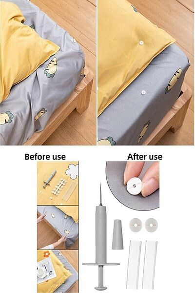 AYGÖREN HOME Duvet Cover And Sheet Holder Fastener Button Set Duvet Cover Clip Set
