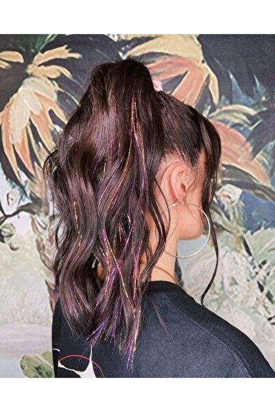 AKOLİFE Sclipici multicolor pentru păr - Sclipici pentru păr + mărgele de sudură