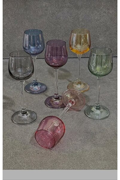 P H Panayır Home Lav 6 Kişilik Kahve Yanı Cam Su Bardağı Seti, Çeyizlik Set, ...