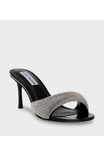 Steve Madden Black Multicolor Women's Heeled Sandals Sandals