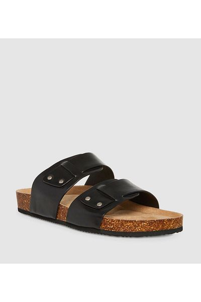 Steve Madden Black Men's Sandals-traditional Sandals