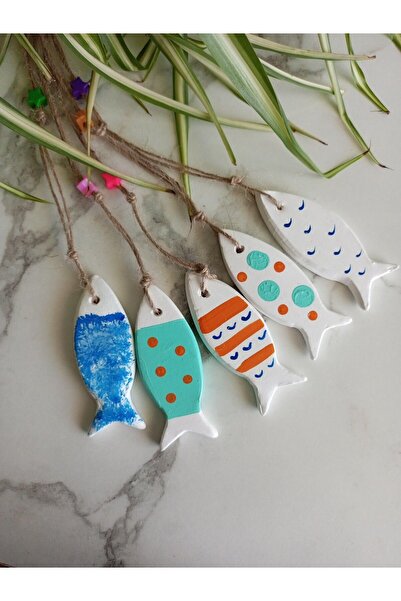 Home Dekoratif Desenli Balık Duvar Süsü