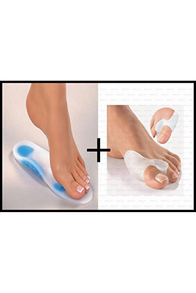 footlıne foot healthly Silikon ARK Destekli Tabanlık ve Silikon Makara Bunyon