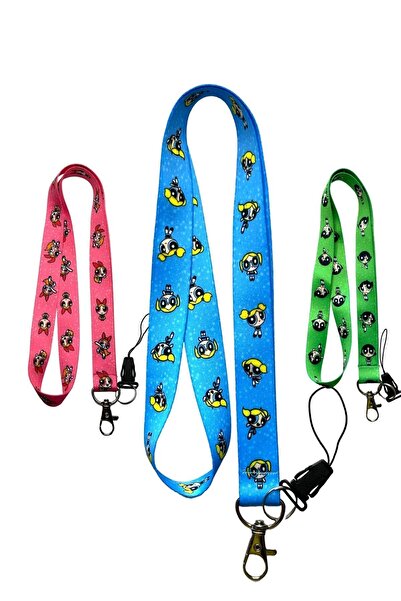 StormiStoretr Çılgın Kızlar 3 Lü Boyun ipi Telefon Askısı Kart Askı ipleri