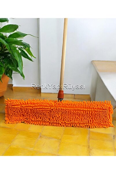 RENK YAPI RÜYASI 60 CM İŞ YERİ TEMİZLİĞİ İÇİN MAKARNA MOP NEMLİ MOP TAKIMI GENİŞ TEMİZLEME YÜZEYİ PRATİK HIZLI KOLAY