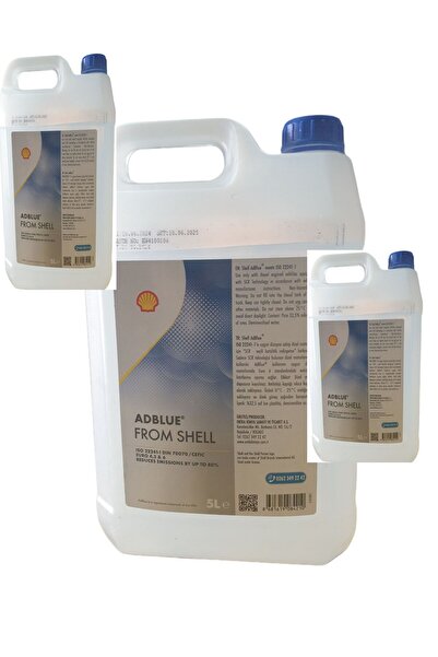 SHELL ADBLUE 5LT 3 ADET haziran 2024 üretim