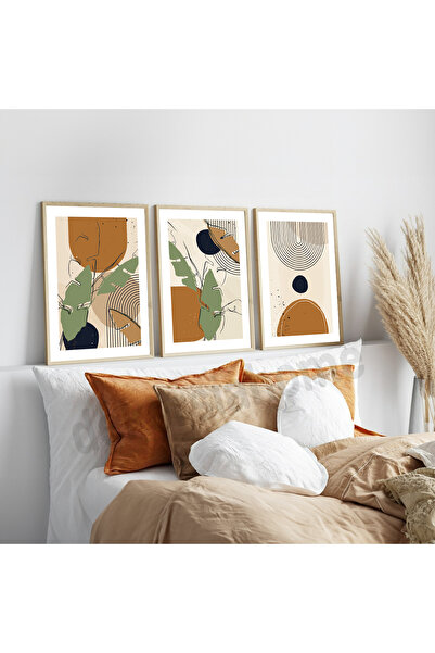 Dekorsiahome 3-dijelni set slika u drvenom okviru za dnevnu sobu, hodnik i ku...