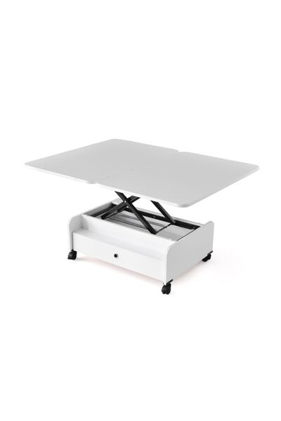 ZERENLAND 104 Akıllı Sehpa, Sihirli Sehpa, Fonksiyonel Orta Sehpa, Açılabilir...