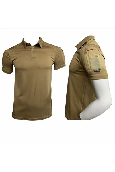 KUBİLAY ASKERİ MALZEME Taktical Tişört Bej Polo Yaka
