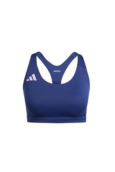 adidas Adizero Essentials Run - Bustieră albastră pentru femei IT6706