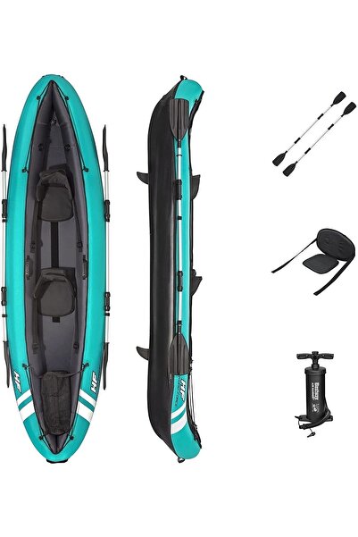 BESTWAY Hydro-force Venture X2 Kayak 2 Kişilik Şişme Kano Set Turkuaz