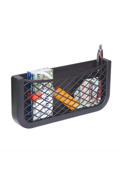 SomayStore Tekne Eşya Taşıyıcı Cep File Siyah 25 X 12 X 1 Cm
