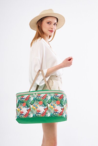 Superbag 22 Litre Yeşil Piknik/kamp Çantası Sepeti. Termal Termos Çanta (SICA...