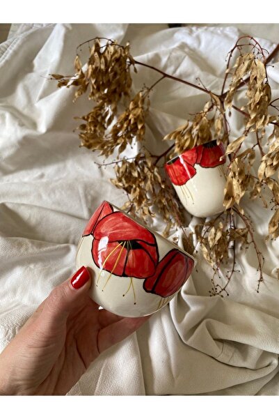 SIRLA CLUB Gelincik Serisi Çay Fincanı