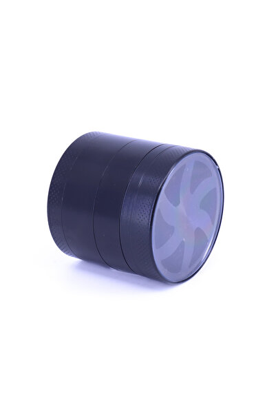 Otantik Metal Bitki - Baharat Öğütücü/Grinder - Siyah