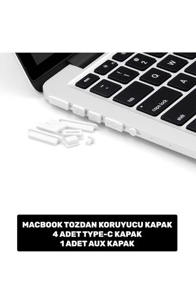 CONOCER Macbook 13' Pro/Air - 15' Pro Giriş Kapatıcı Renkli Kapak