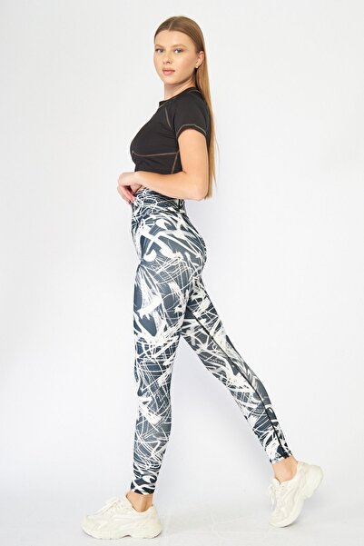 4upower طماق المرأة زومبا الأسود