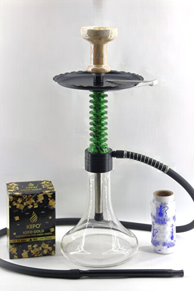 gökkuşağı nargile Epoksi Kaplama Tasarım Nargile Takımı (1 Kg Kefo Kömür +özel Lüle + Folyo +soft Marpuç)