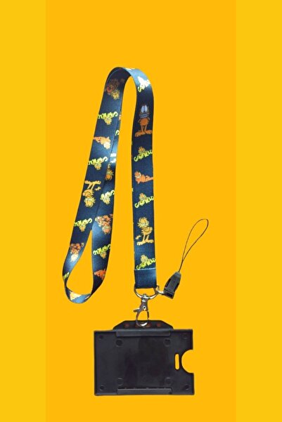 DODO BONE Garfield Name Card, Neck Strap Lanyard, Card Strap Lanyard, Phone S...