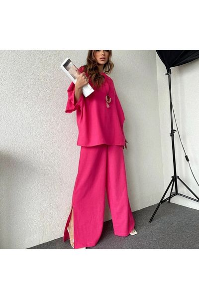 İLKCET MODA Pamut női szett nyaklánc ajándékkal