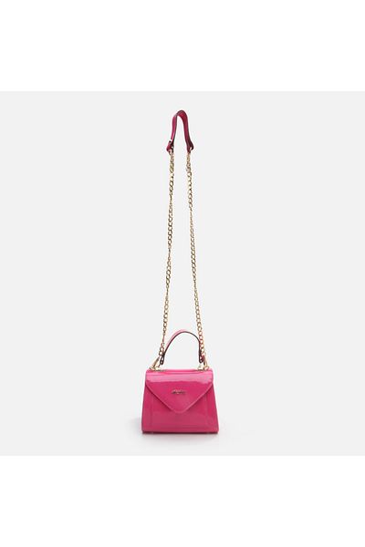 Hotiç Mini geantă crossbody pentru femei fucsia