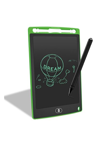 Genel Markalar Yazılıp Silinebilen Yazı Tableti 8,5 Inç Manyetik Tablet Yeşil