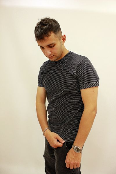 Cazador Ανδρικό μπλουζάκι με υφή Jazz 4257 Crew Neck