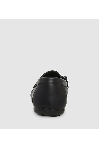 Steve Madden black men's driving-casual shoes