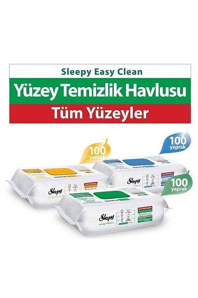 Sleepy Easy Clean White Soap + Bleach + Arabian Soap 300 Sheets