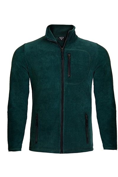 GENIUS STORE Men's Outdoor Fleece Jacket - Full Zip, 3 Pockets, Tactical Flecee