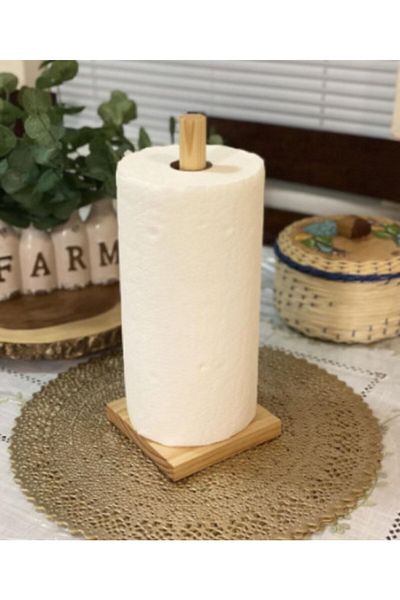 POSTOTTO Wooden Paper - Towel Holder Cut