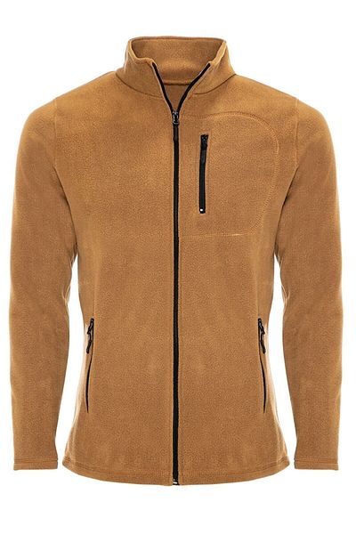 GENIUS STORE Pánská outdoorová fleecová bunda - celý zip, 3 kapsy, taktický fleece