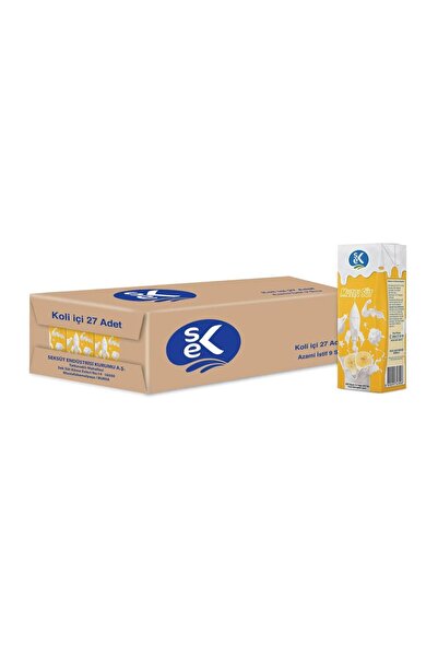 Sek %1 Yağlı Muzlu Süt 180 ml X 27