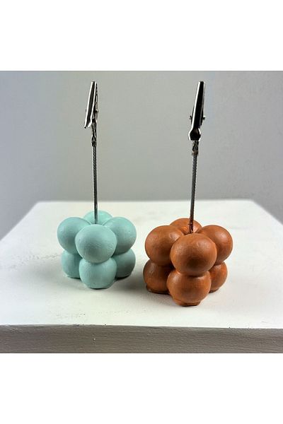 Melouro Bubble Note Holder Set of 2 ( Mint - Oak )